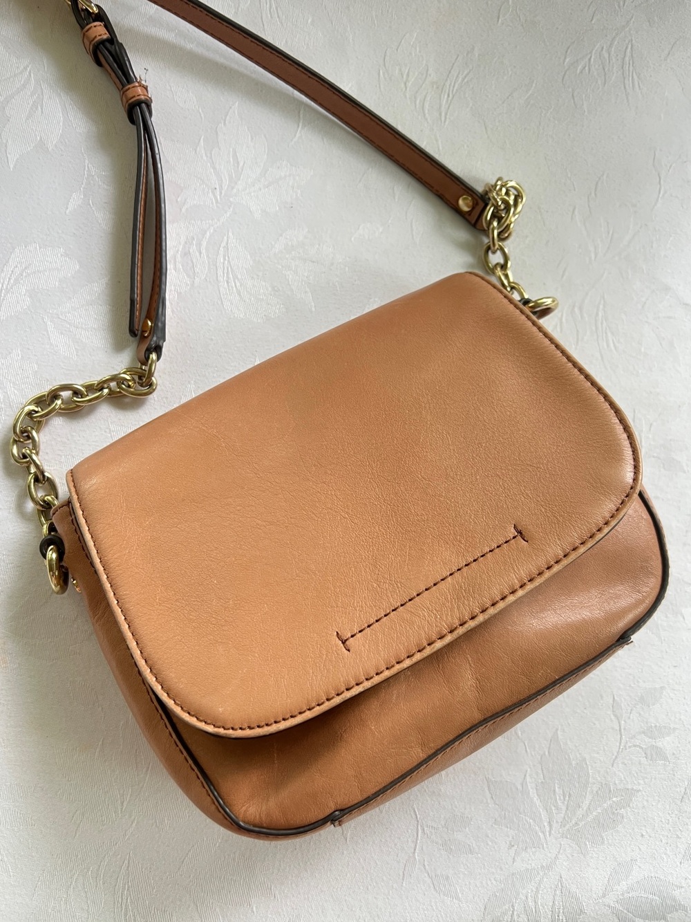 Banana Republic Leather Cross Body Bag Purse